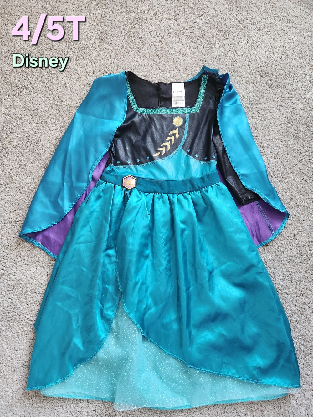 Disney Girls' Frozen Anna Princess Costume Dress - 4/5T